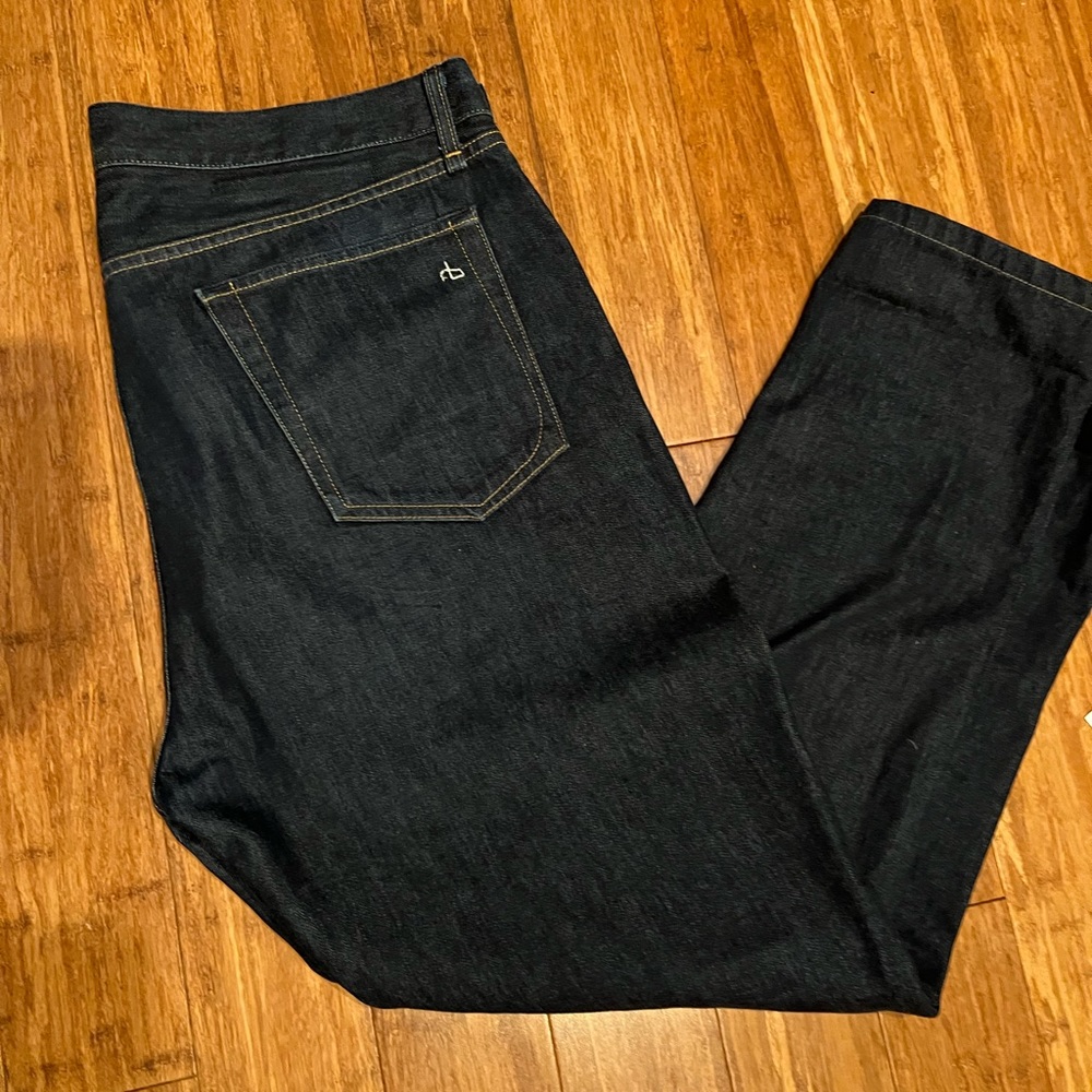 Rag and bone tailored work wear rb15x size 38 denim
